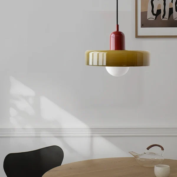 Nordic Retro Glass Chandelier Living Room Dining Room Bedroom KitchenModern Lighting Decoration Retro Lighting Fixture E27LED - Image 4