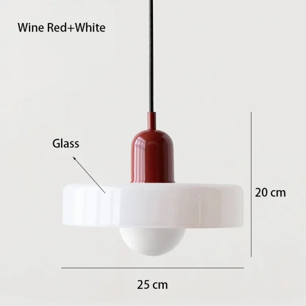 Nordic Glass Bauhaus Dining Room Chandelier Living Room Bedroom Bar Retro Coffee shop Decoration Chandelier Lighting Fixtures - Image 5