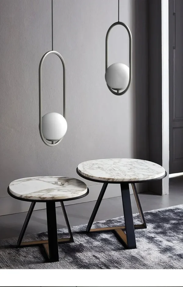 Modern LED Luxury Glass Ball Pendant Light Lighting for Living Dining Room Bedroom Hallway Ceiling Hanging Lamp Home Decoration - Image 4