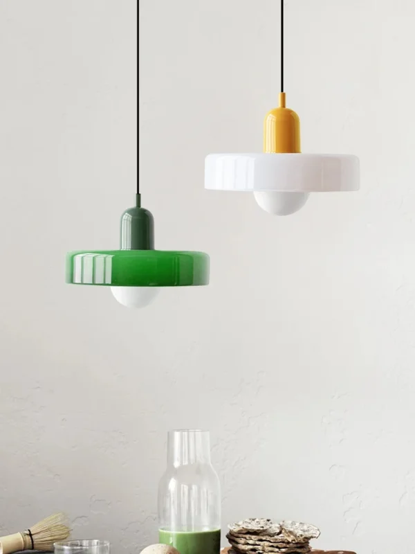Nordic Glass Bauhaus Dining Room Chandelier Living Room Bedroom Bar Retro Coffee shop Decoration Chandelier Lighting Fixtures - Image 4