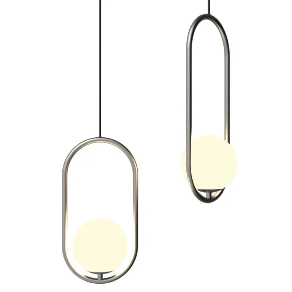 Modern LED Luxury Glass Ball Pendant Light Lighting for Living Dining Room Bedroom Hallway Ceiling Hanging Lamp Home Decoration - Image 3
